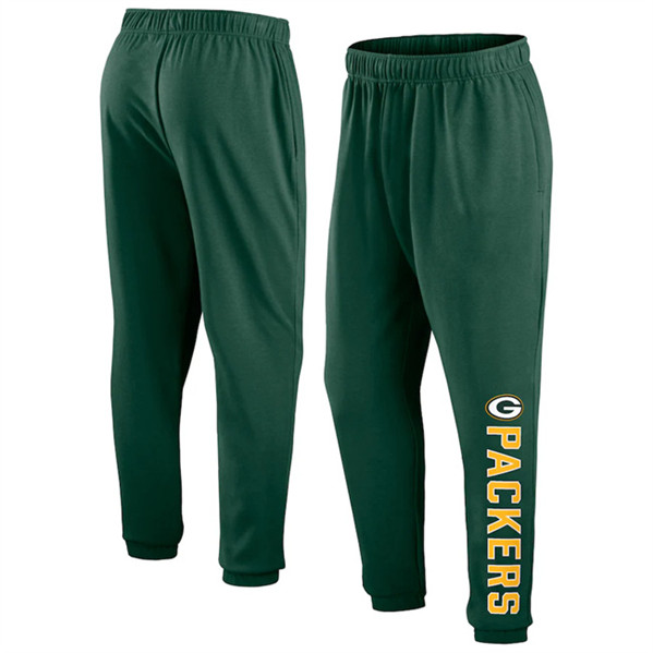 Men's Green Bay Packers Green Chop Block Fleece Sweatpants